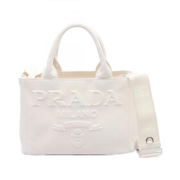 PRADA White Tote Bag - Picture 1 of 7
